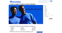 Desktop Screenshot of interracialize.com