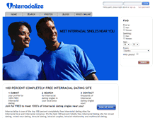 Tablet Screenshot of interracialize.com